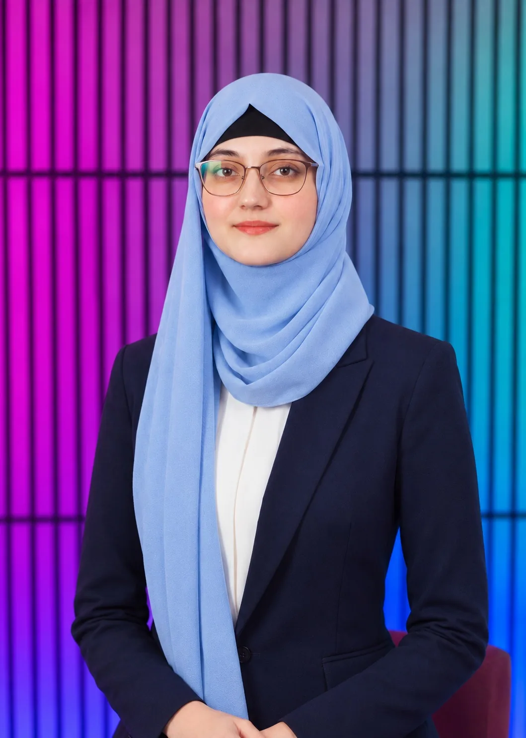 Syeda Naqvi, junior web designer at Vision Marketing